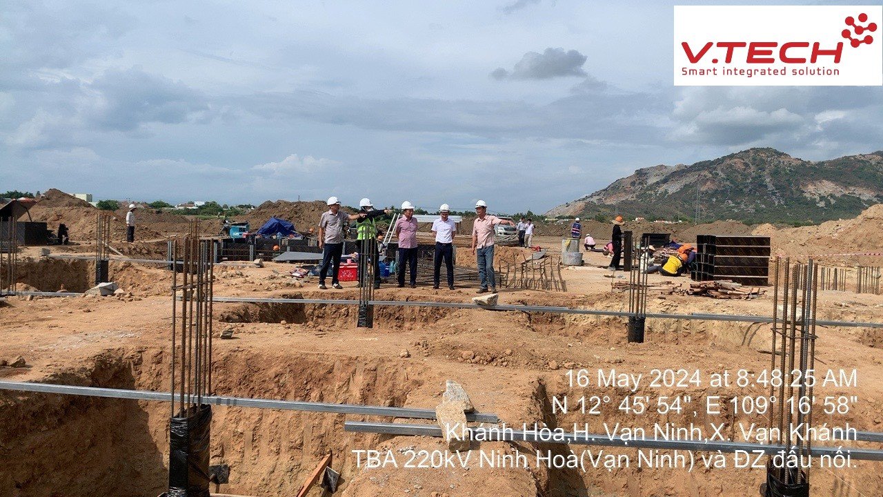 Leaders of the Power Transmission Project Management Board (NPTPMB) inspected the construction site of Van Ninh 220kV Substation and Connection Line